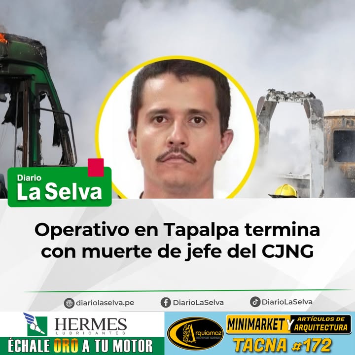 Abaten a “El Mencho” en operativo federal en Jalisco