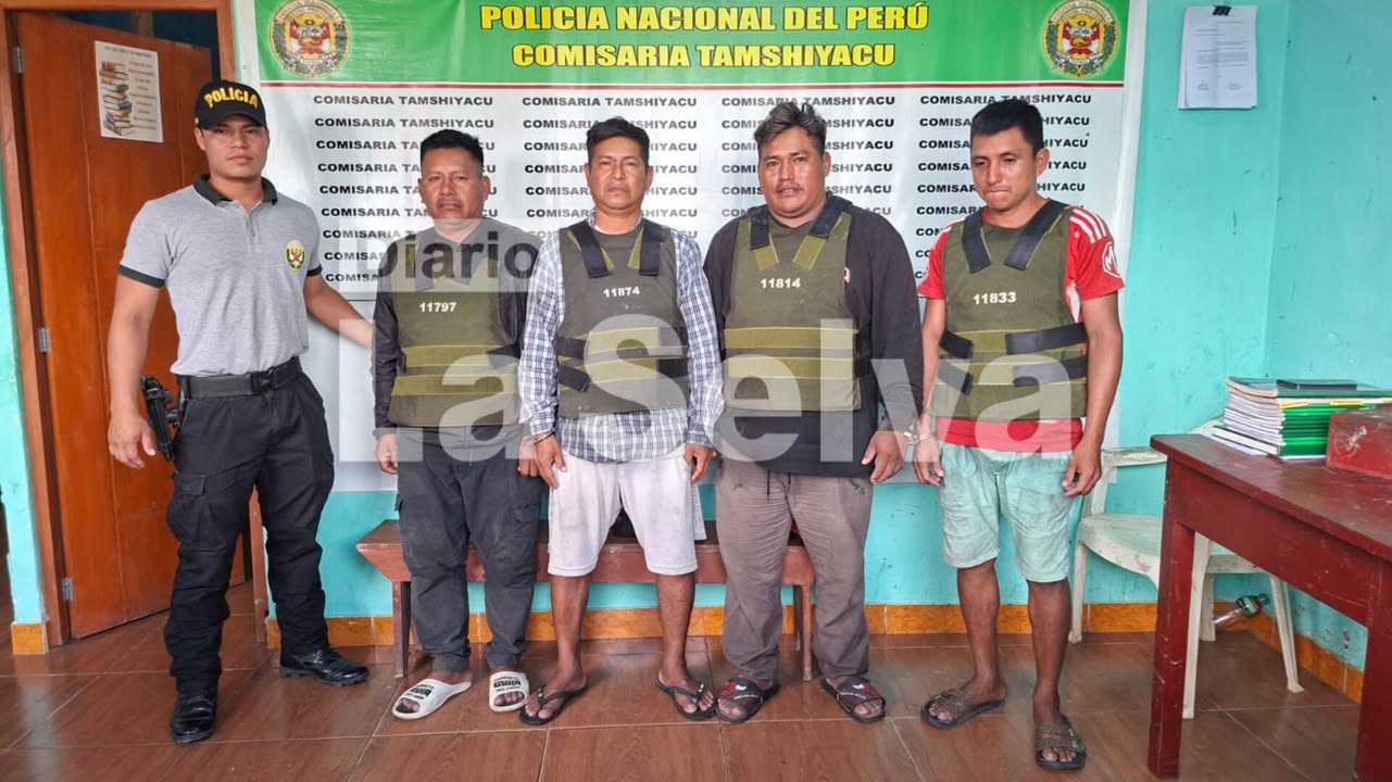 Policía Nacional del Perú y Marina de Guerra del Perú capturan a presuntos piratas de río en operativo conjunto