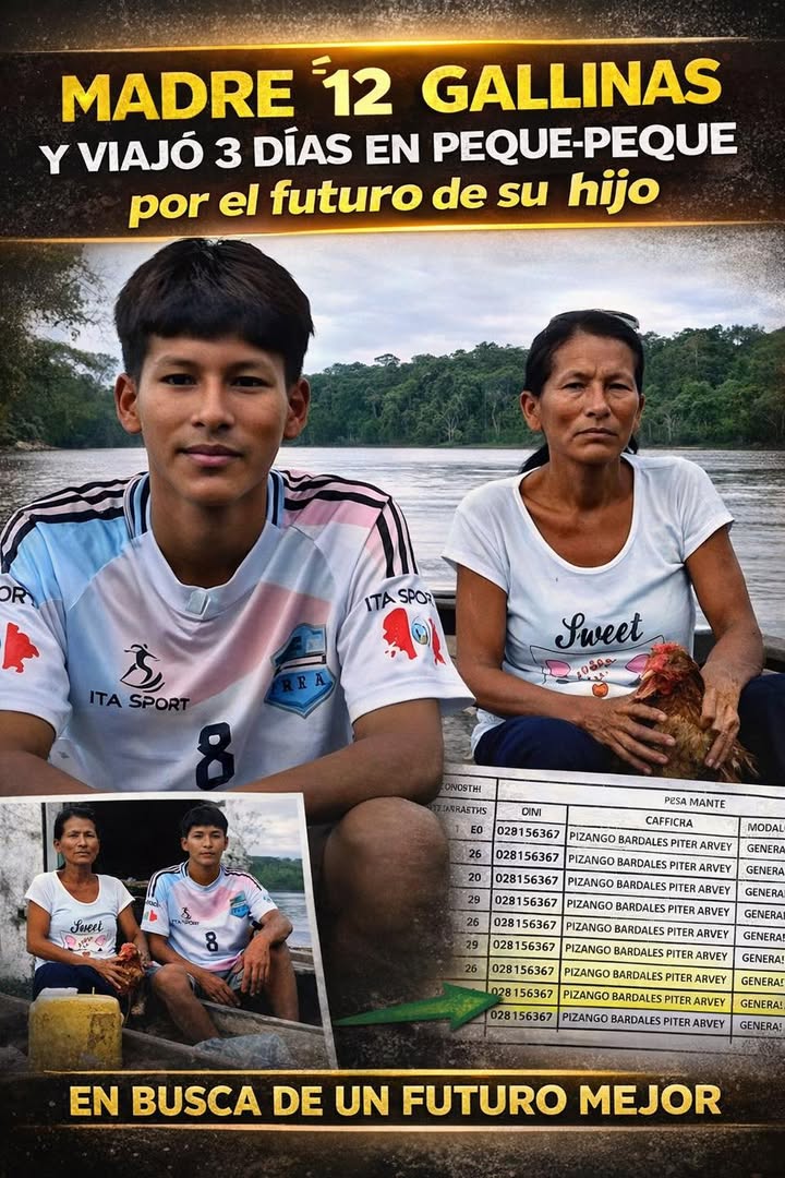#orgullo | SU MADRE VENDIÓ 12 GALLINAS Y TODA SU FAMILIA VIAJÓ CON ÉL PARA QUE DÉ SU EXAMEN E INGRESE A LA UNIVERSIDAD