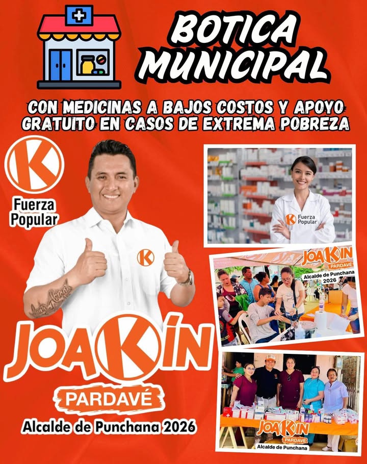 CANDIDATO DE PUNCHANA PROPONE LA CREACIÓN DE LA BOTICA MUNICIPAL