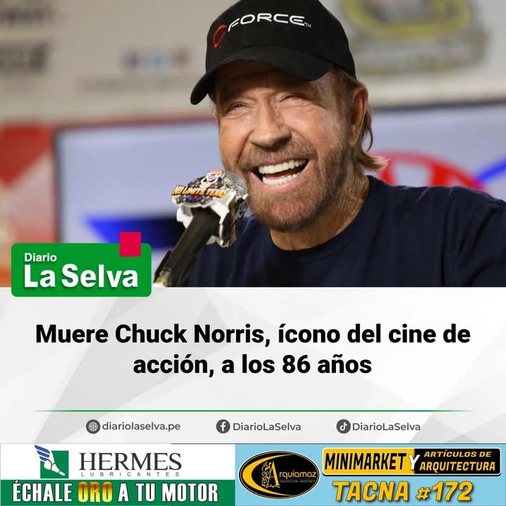 Fallece Chuck Norris, referente del cine y las artes marciales