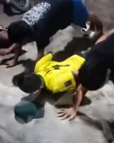 Adolescentes son intervenidos tras generar disturbios en vía hacia Santo Tomás.