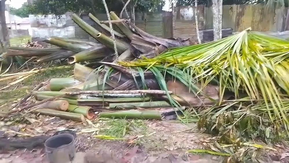 Denuncian desalojo y destrucción de vivienda de adulto mayor en San Juan Bautista.