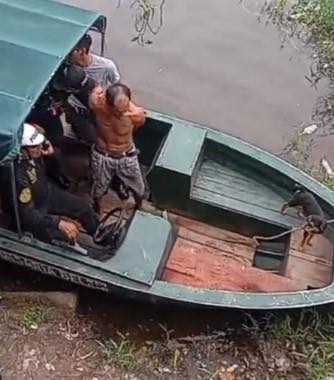 Detienen a hombre que efectuó disparos en aparente estado de ebriedad en el río Itaya.
