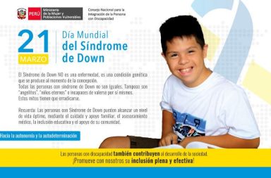 21 de marzo | Día del Síndrome de Down