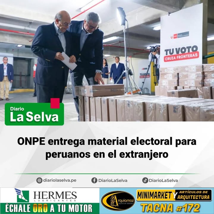 Más de un millón de peruanos votarán fuera del país en 2026