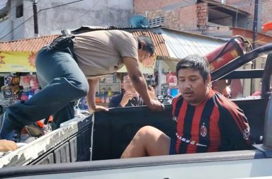 Detienen a sujeto investigado por presuntos tocamientos indebidos en San Juan Bautista.