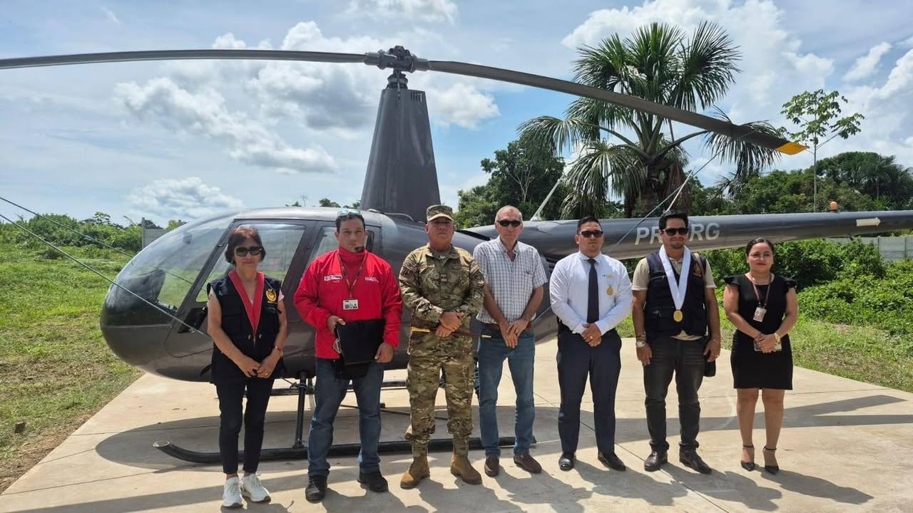 Ejército recibe helicóptero incautado para lucha antidrogas en Loreto