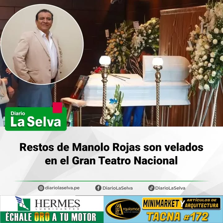 Velan a Manolo Rojas en el Gran Teatro Nacional