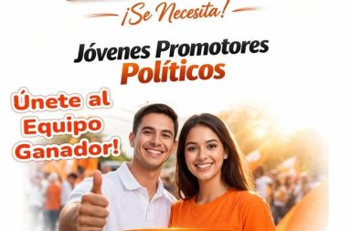OPORTUNIDAD DE CHAMBA PARA JÓVENES POLÍTICOS