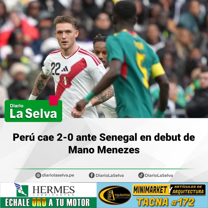 Derrota de Perú ante Senegal deja lecciones en nuevo proceso