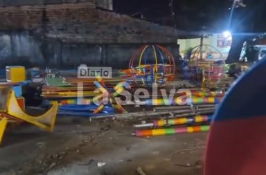 Empresarios de juegos mecánicos se retiran en buenos términos en Punchana.