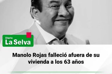 Luto en el ambiente artístico. El reconocido humorista e imitador Manolo Rojas...
