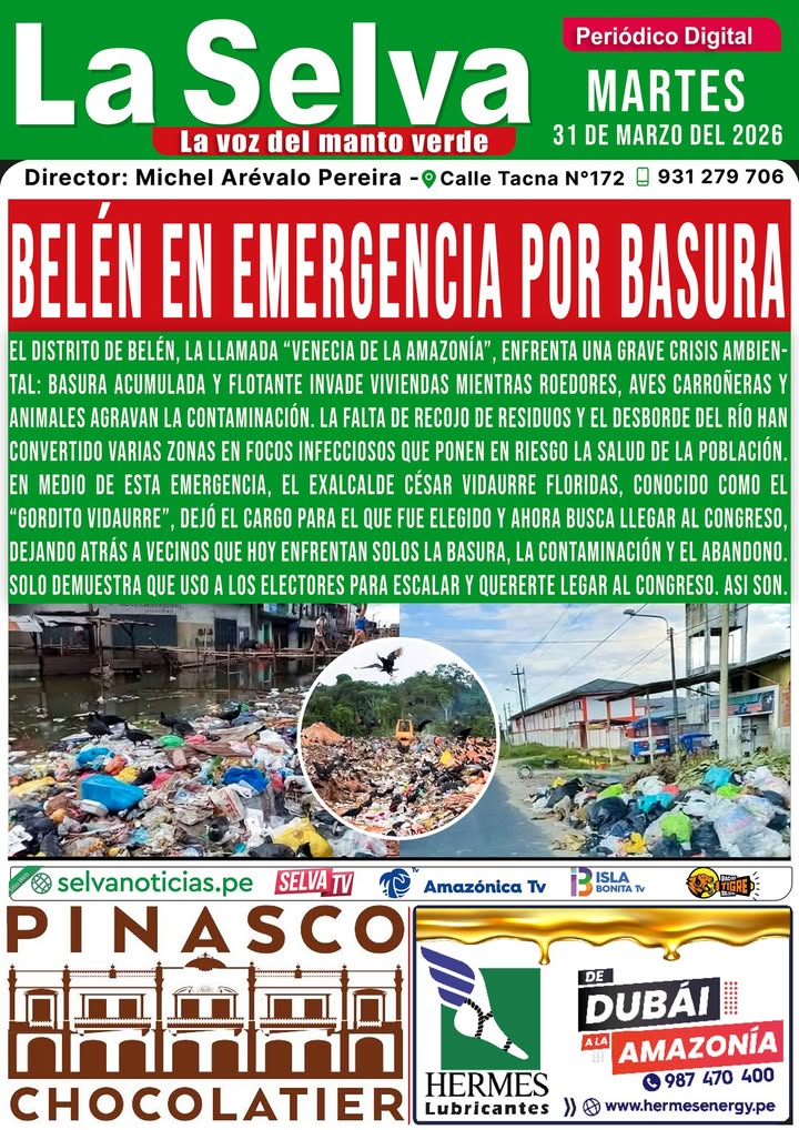 Portada LA SELVA 31•03•2026‼