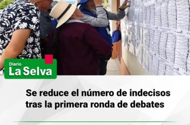 Se reduce el número de indecisos tras la primera ronda de debates
