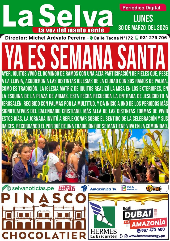 Portada LA SELVA 30•03•2026‼