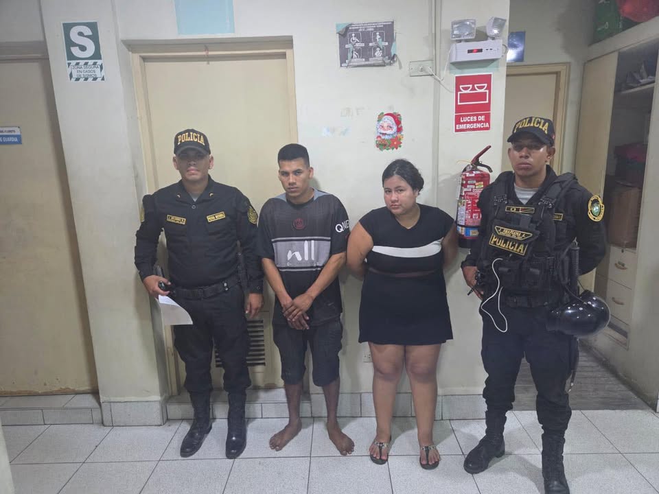 Caen dos presuntos integrantes de “Los Jaladores de Punchana” por robo agravado.