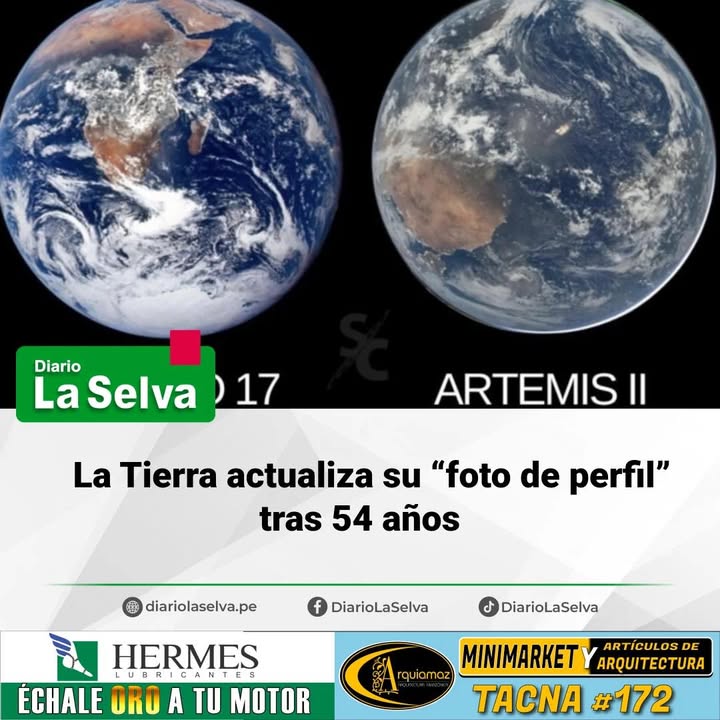 La Tierra actualiza su “foto de perfil” tras 54 años