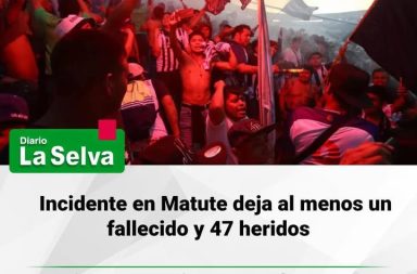 URGENTE TRAGEDIA EN MATUTE