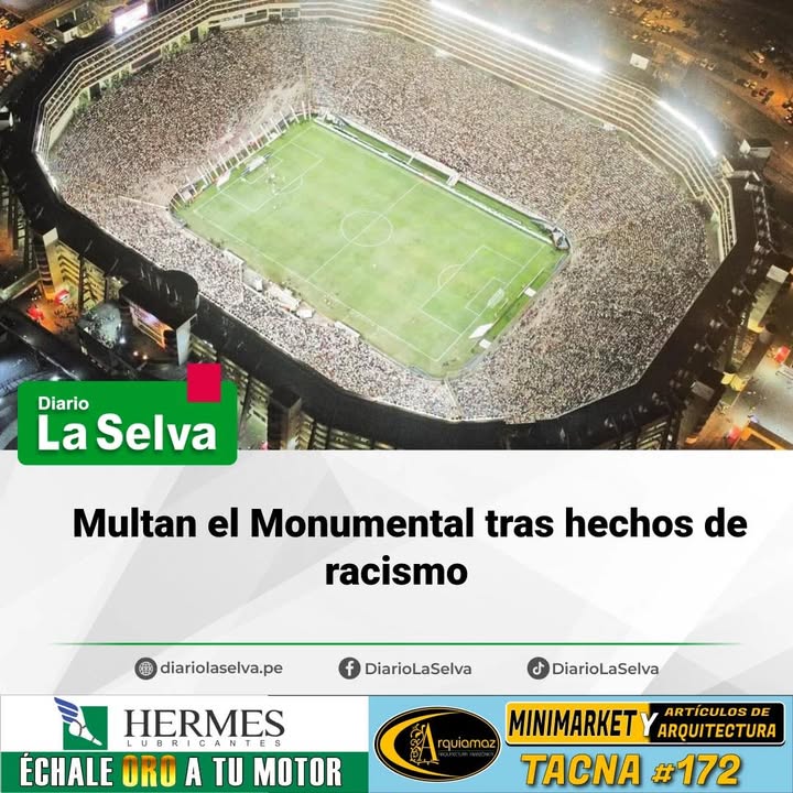 Multan el Monumental tras hechos de racismo
