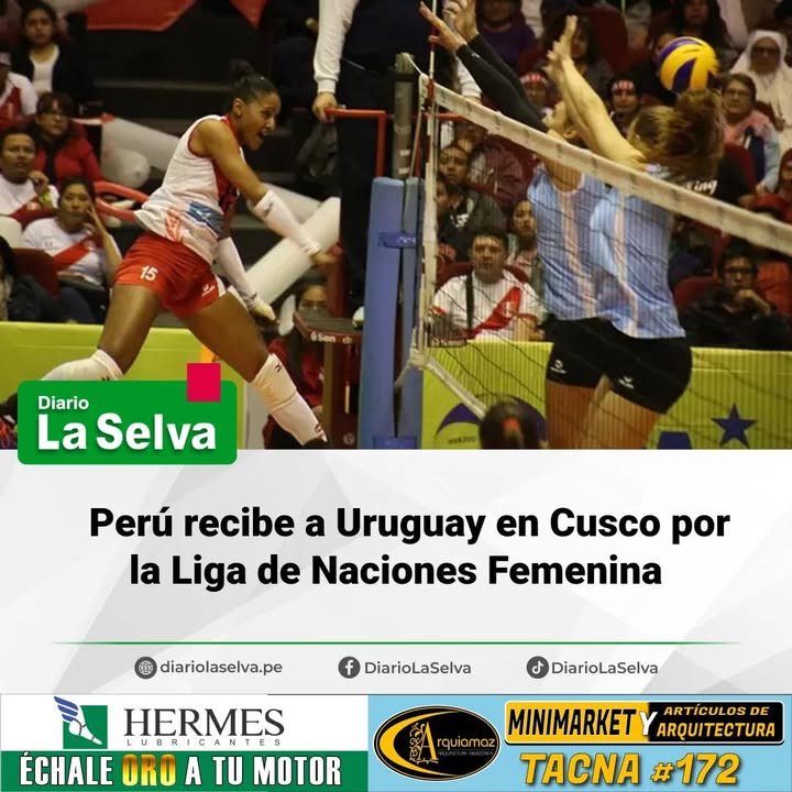 Perú recibe a Uruguay en Cusco por la Liga de Naciones Femenina