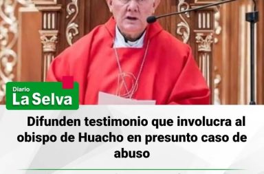 Difunden testimonio que involucra al obispo de Huacho en presunto caso de abuso