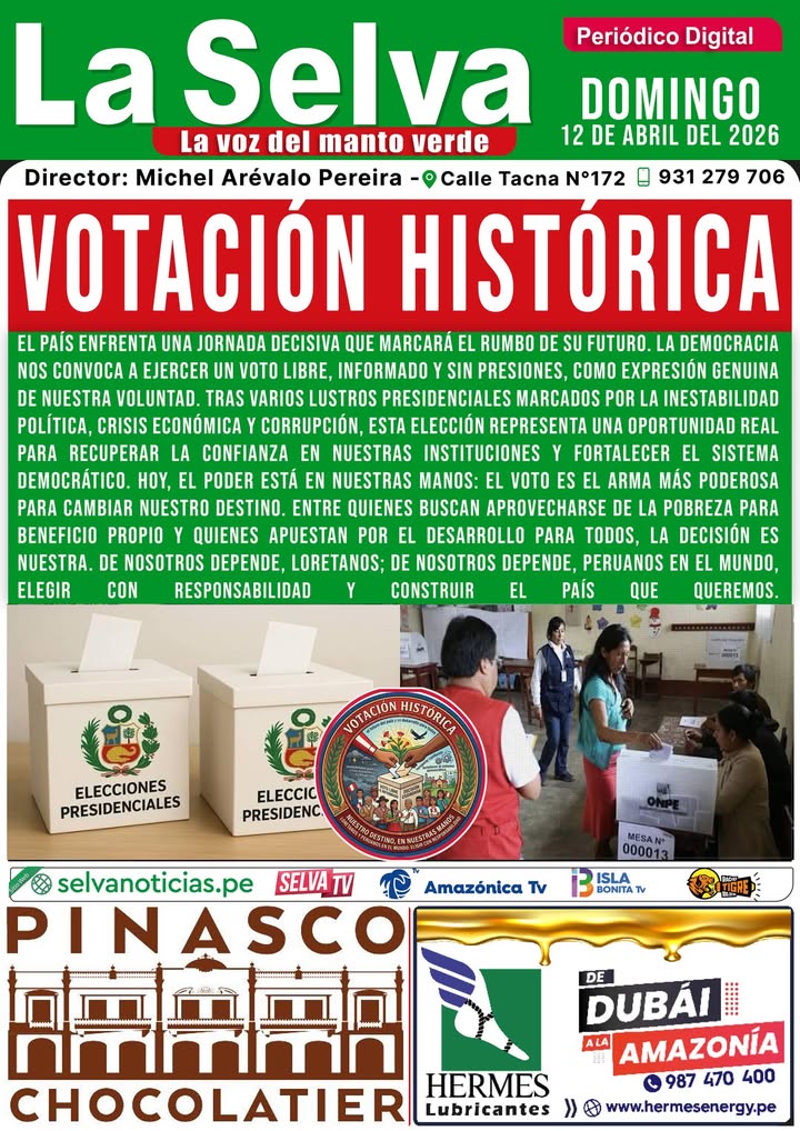 Portada LA SELVA 12•04•2026‼