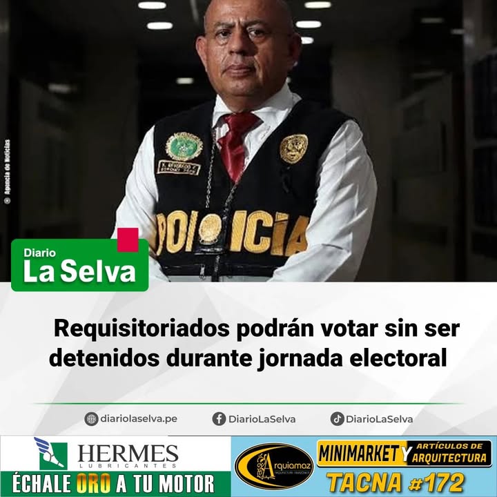 Ley electoral impide detenciones a requisitoriados el día de votación