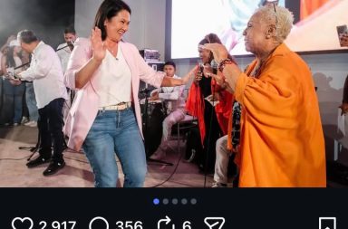 #keikofujimori agradece a los artistas que la acompañaron en esta primera etapa...