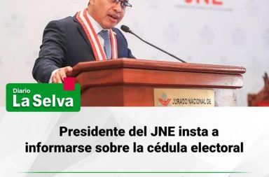 JNE recomienda revisar la cédula electoral antes de votar