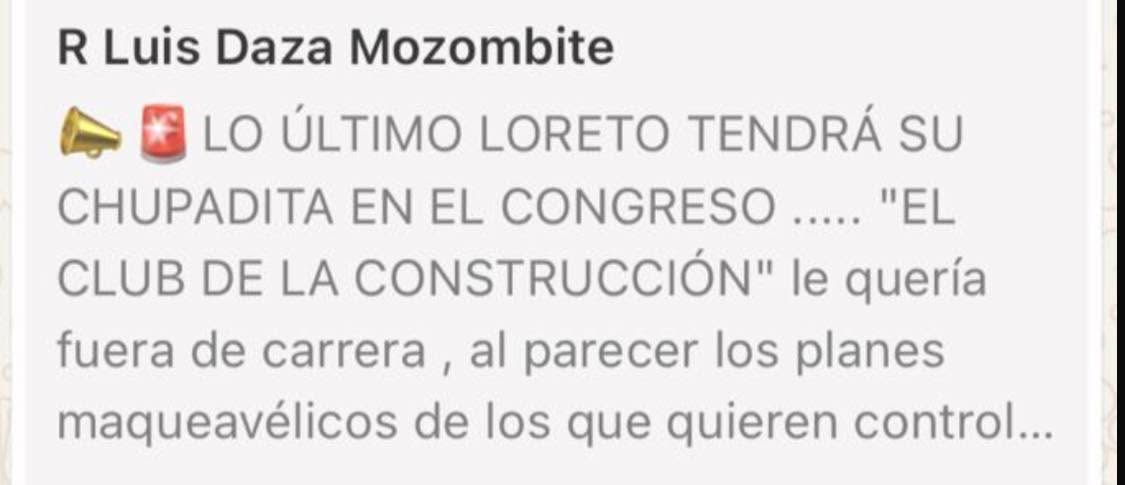 ”NO EXISTE Y SIGUEN FALTANDO A LA VERDAD”: BRUNNER FUERA DE CARRERA Y LA DESINFORMACIÓN INSISTE EN CONFUNDIR A LOS LORETANOS