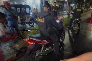 Violento despiste deja a ciudadano herido en la avenida Grau.