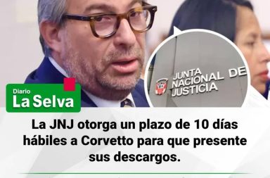 JNJ otorga plazo a Corvetto para responder por fallas en elecciones