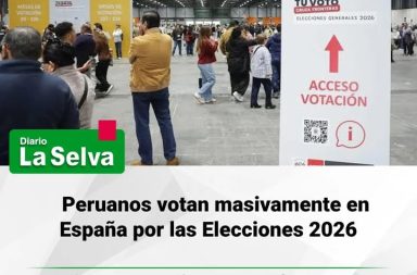 Alta participación de peruanos en España durante comicios 2026