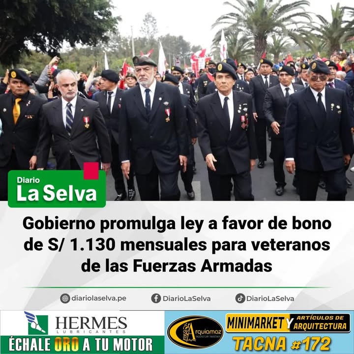 Veteranos recibirán apoyo económico tras aprobación de nueva ley