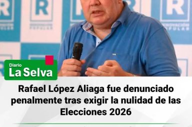Denuncian penalmente a Rafael López Aliaga