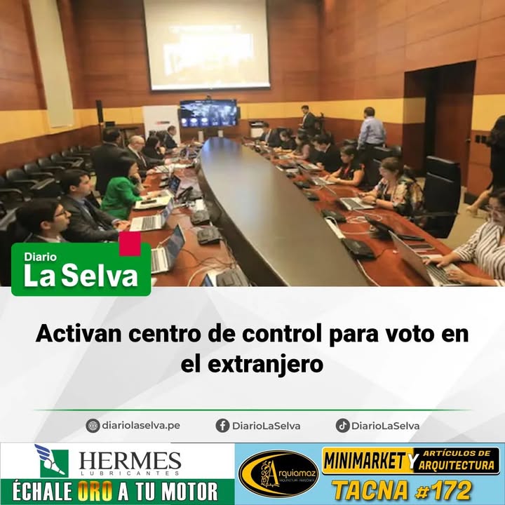 Elecciones 2026: Activan centro de control para voto en el extranjero