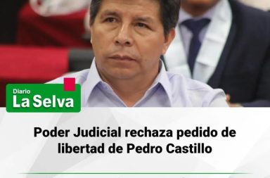 Poder Judicial rechaza pedido de libertad de Pedro Castillo