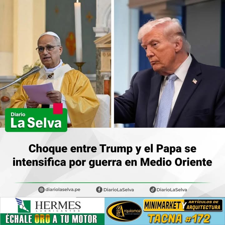Trump vuelve a arremeter contra el papa León XIV por conflicto en Irán