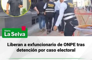 Liberan a exfuncionario de ONPE tras detención por caso electoral