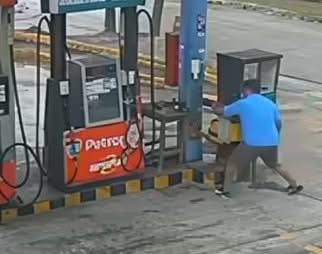 Robo por distracción en grifo de Punchana queda registrado en video