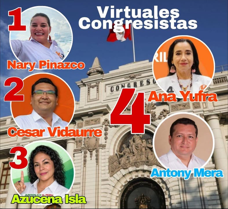 Loreto: tres curules definidas y una en disputa en Congreso bicameral