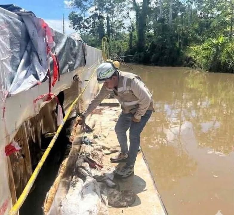OEFA confirma derrame de más de 285 barriles de petróleo en el Amazonas