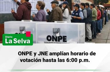 Elecciones 2026: Extienden votación hasta las 6:00 p.m.