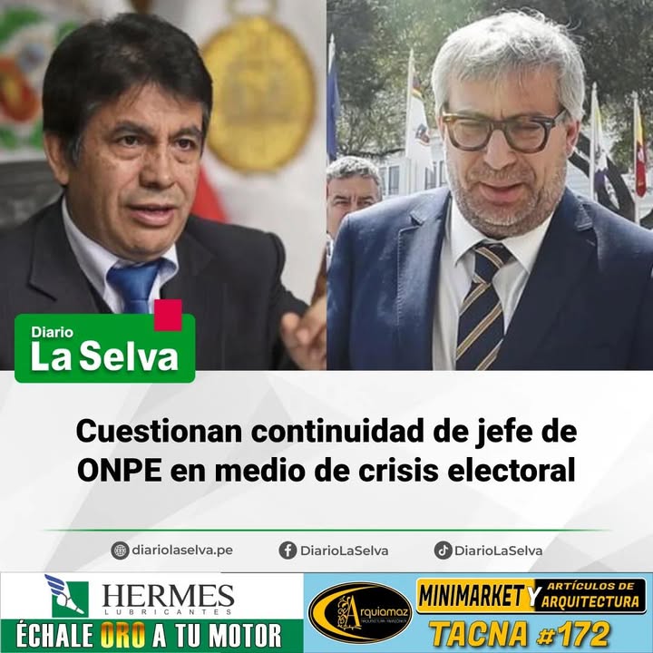 Fiscal de la Nación pide separar a Corvetto por fallas electorales