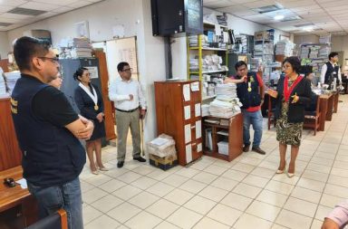 Inspeccionan gestión fiscal en casos de corrupción en Loreto.