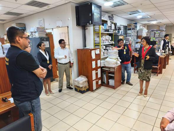 Inspeccionan gestión fiscal en casos de corrupción en Loreto.