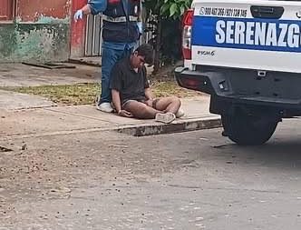 Hallan a joven chef inconsciente y sin pertenencias en Iquitos.