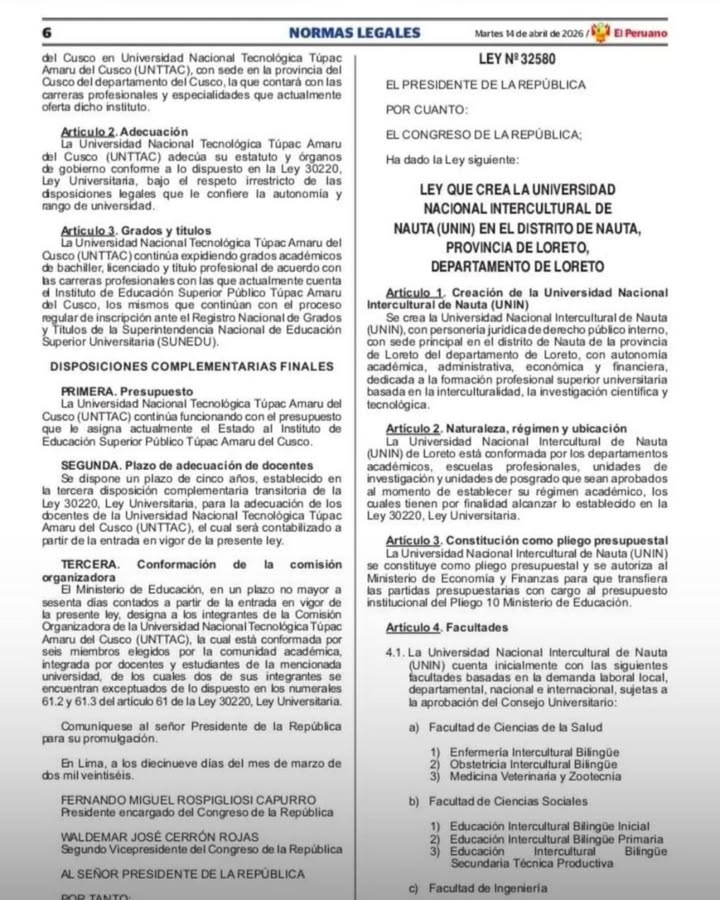 Crean oficialmente universidad con sede en Nauta.