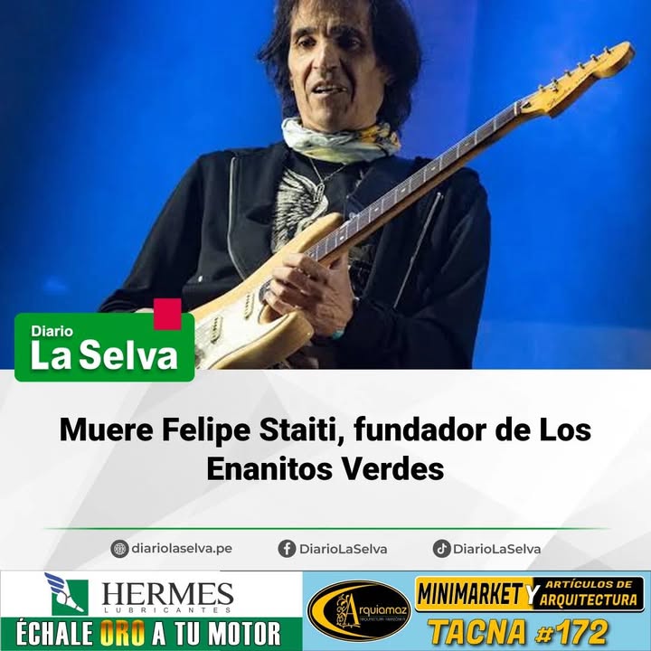 Falleció Felipe Staiti a los 64 años